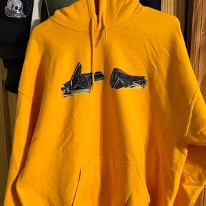 Run the Jewels Yellow Men’s Pullover Hoodie with RTJ logo! From concert in 2023